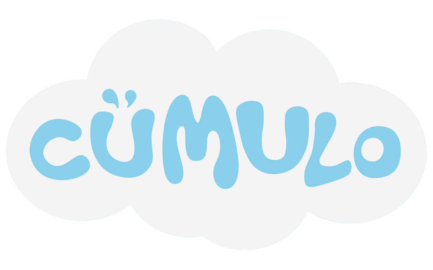 White cloud logo with "Cümulo" text in light blue.